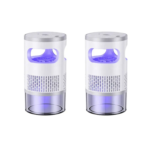 Indoor insect killer with light and suction cup, suitable for home use.