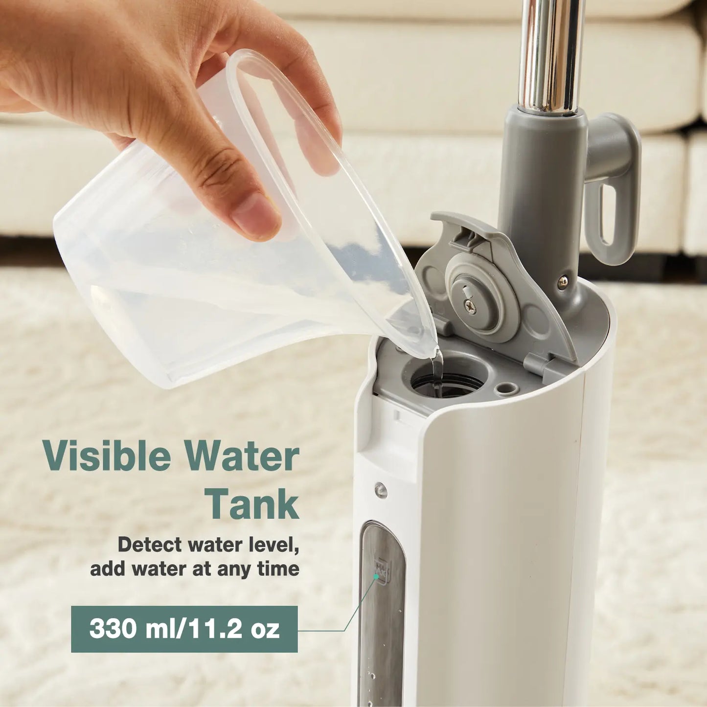 Portable Floor Cleaner for Hardwood, Tile, Laminate & Carpet Floors