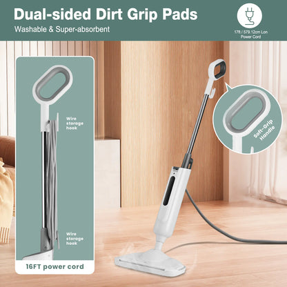 Portable Floor Cleaner for Hardwood, Tile, Laminate & Carpet Floors